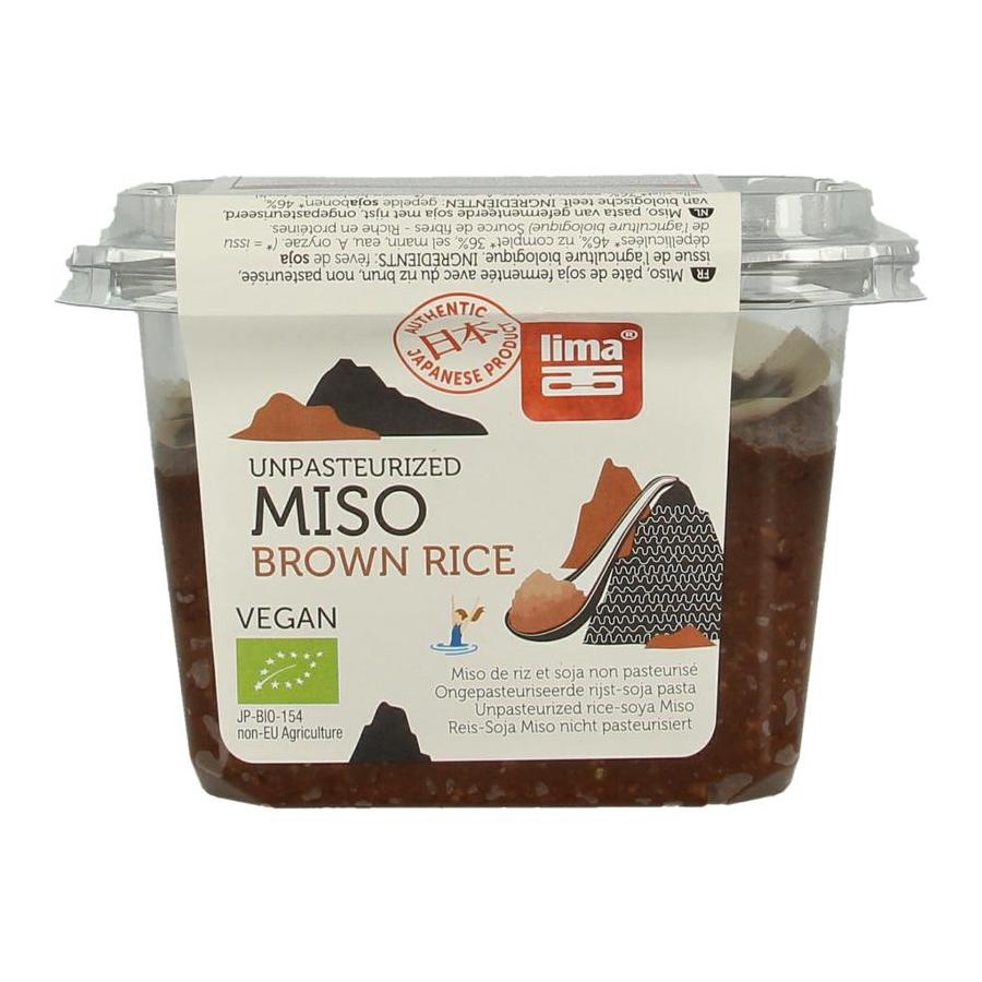 Brown rice miso ongepasteuriseerd bio