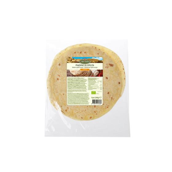 Spelt piadine wrap bio