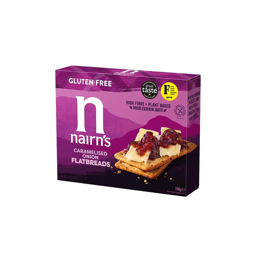 Flatbread gekarameliseerde ui