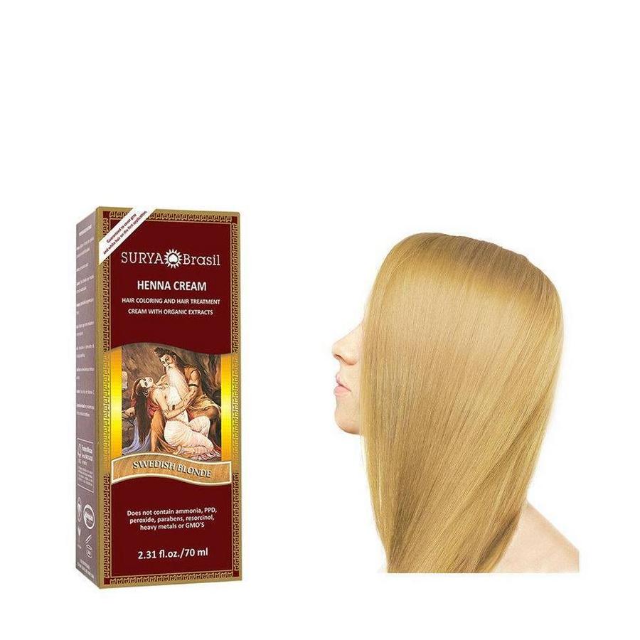 Henna haarverf cream Swedish blonde