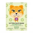 Kitten sheet face mask cucumber & aloe