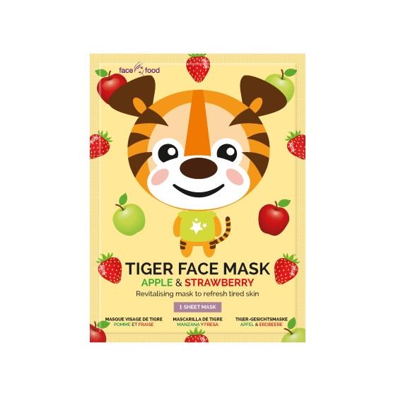 Tiger sheet face mask apple & strawberry