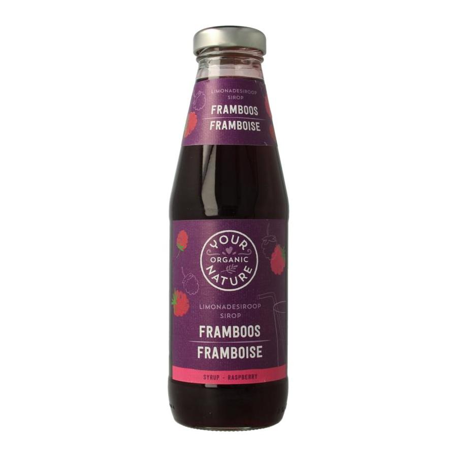 Limonadesiroop framboos bio
