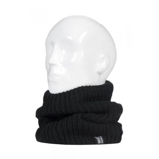 Mens neck warmer black larvic one size