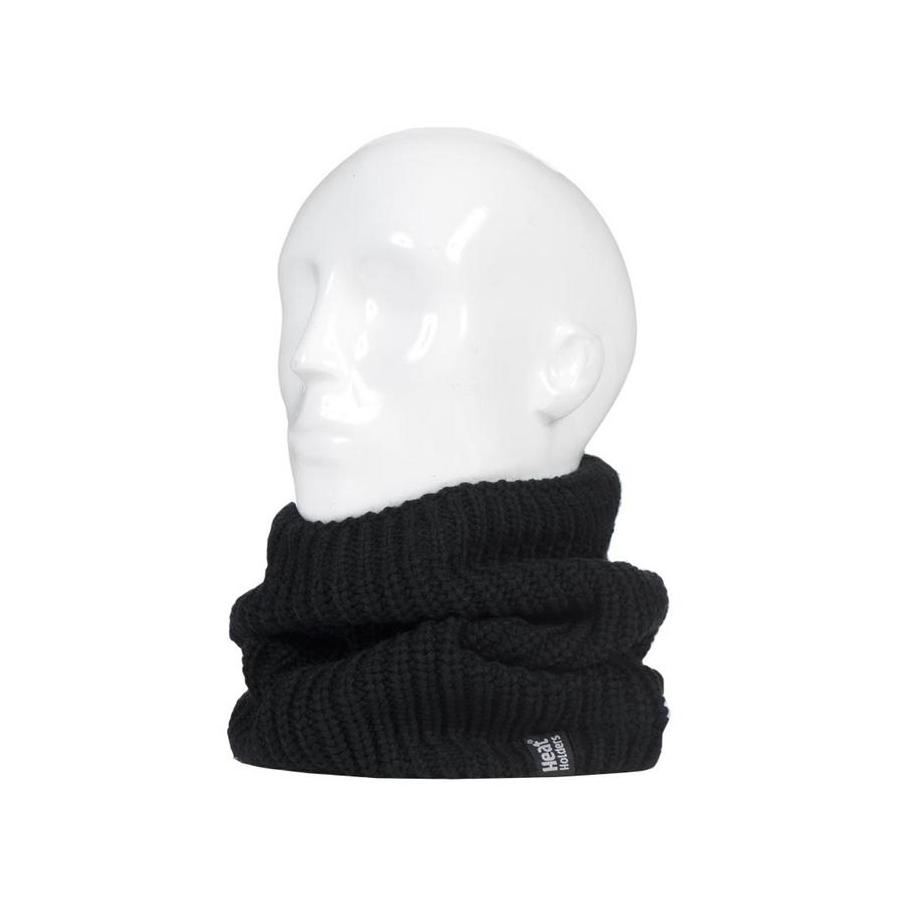 Mens neck warmer black larvic one size