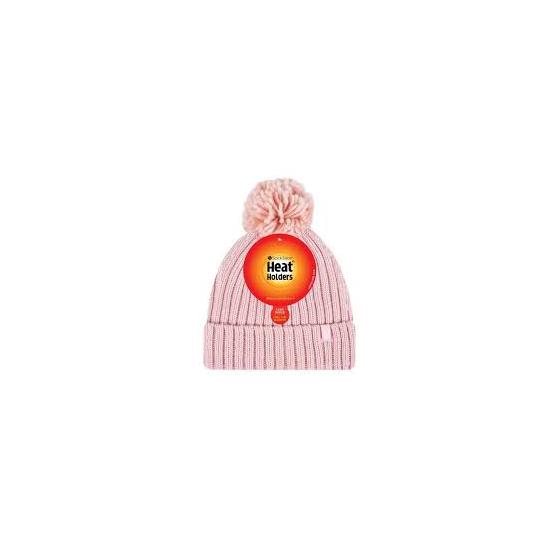 Ladies pom pom hat arden coral one size