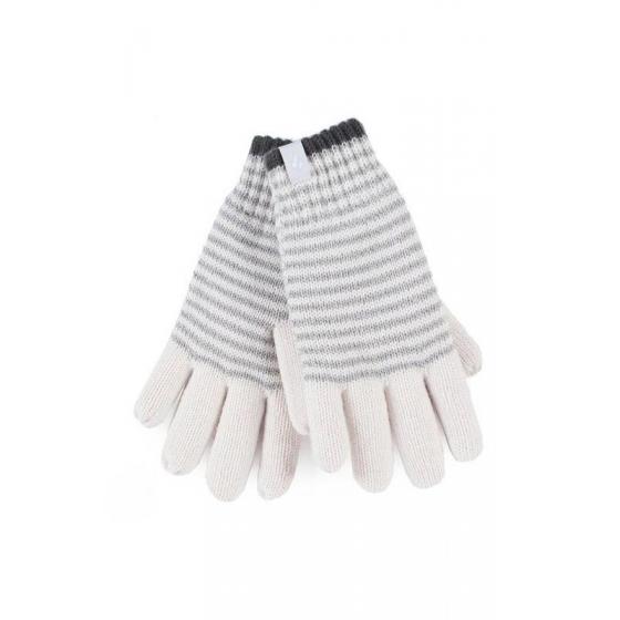 Ladies cable gloves maat S/M Oslo cream