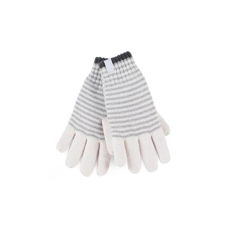 Ladies cable gloves maat S/M Oslo cream