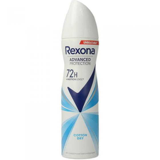 Deodorant spray cotton dry