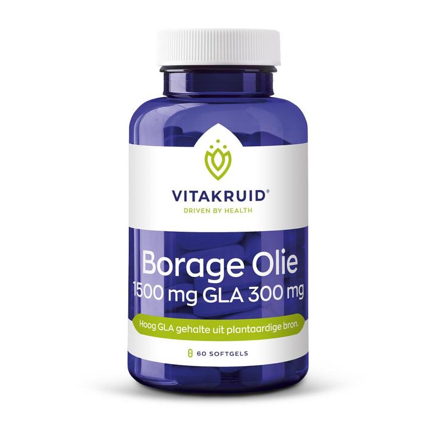 Borage Olie 1500 mg GLA 300 mg