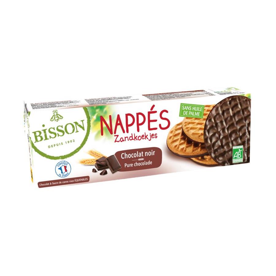 Pure chocolade frosted granenkoekjes bio