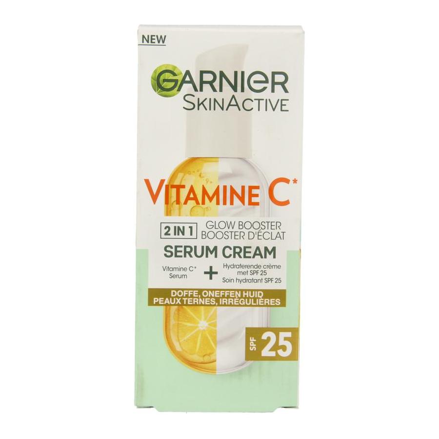 SkinActive vitamine C serum cream SPF25