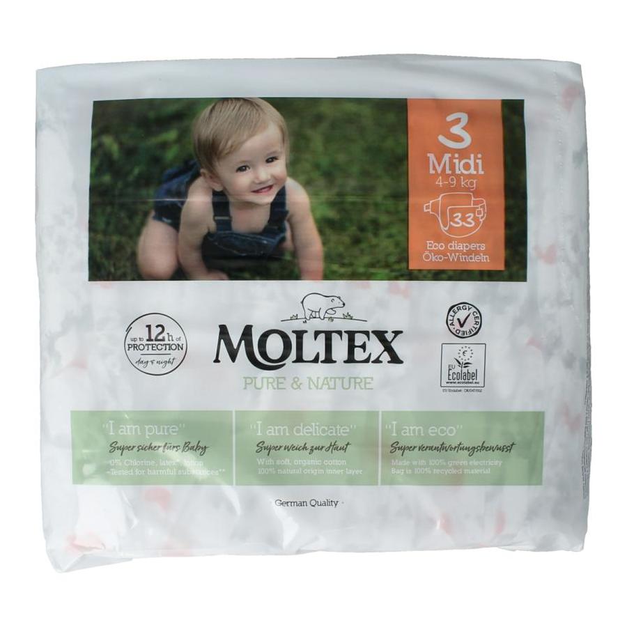 Pure & nature babyluiers midi