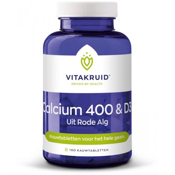 Calcium 400 & D3 uit rode alg