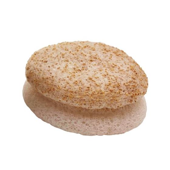 Konjac gezichtsspons crushed walnut