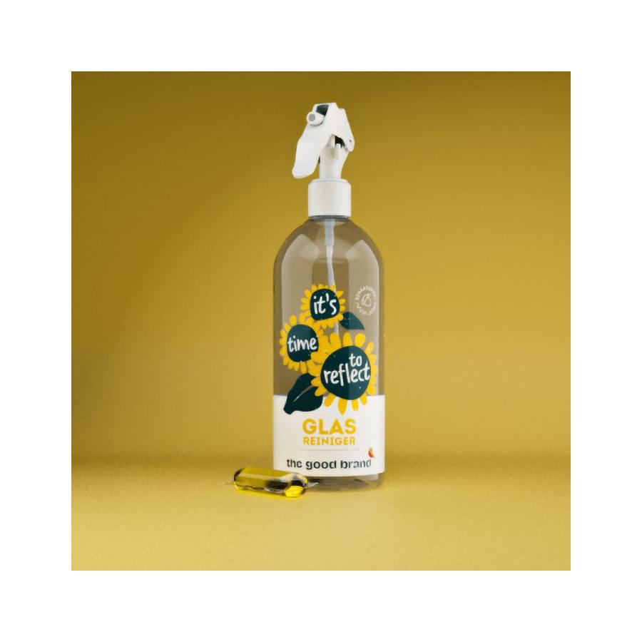 Glasreiniger sprayfles + 1 pod