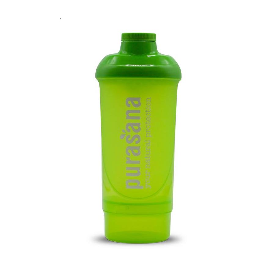 Plastic shaker wave 500ml groen