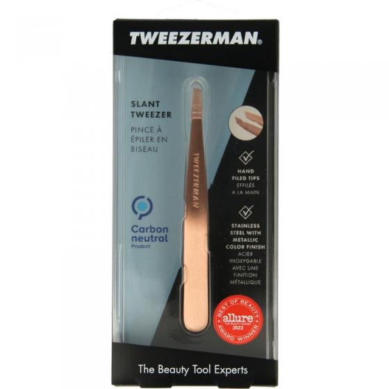 Slant tweezer rose goud