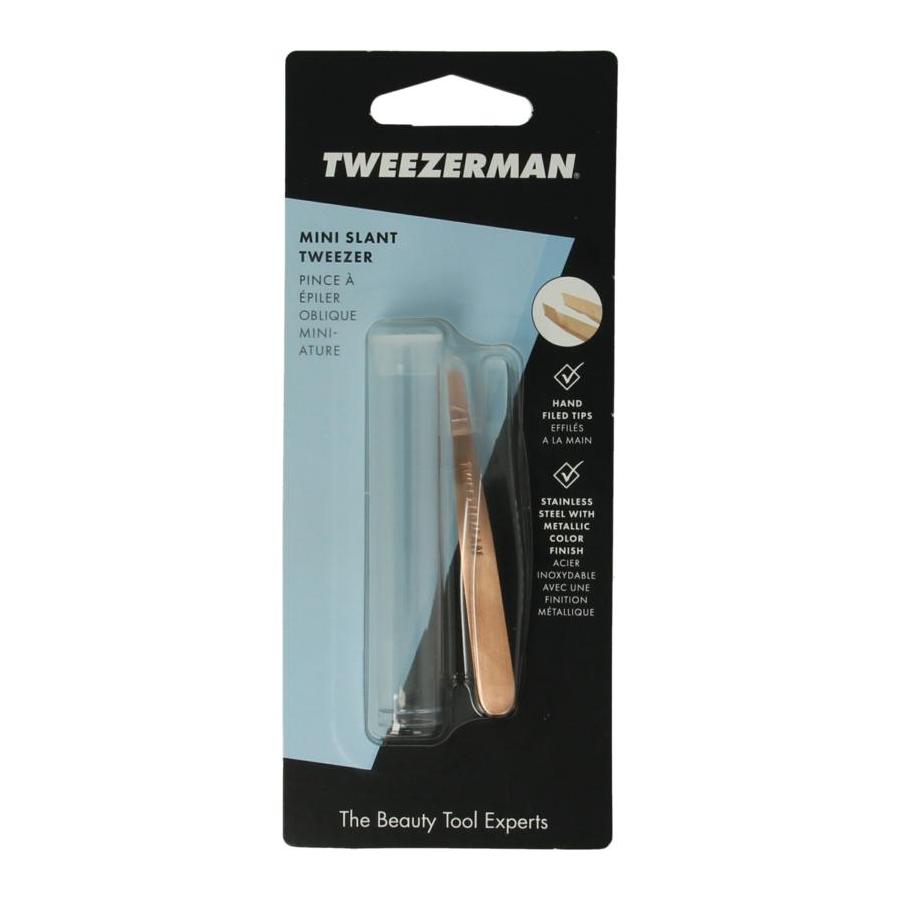 Mini slant tweezer rose gold