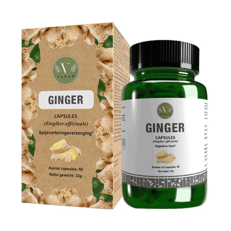 Ginger capsules