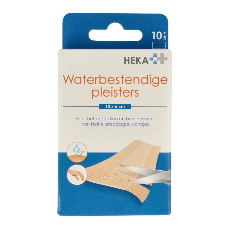 Waterbestendige pleisters 10 x 6cm