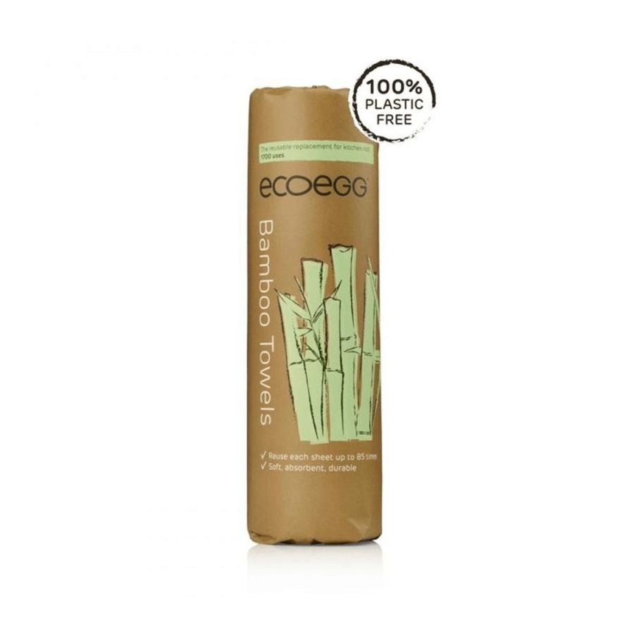 Bamboo schoonmaakdoekjes op rol
