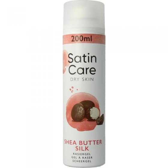 Satin care scheergel droge huid