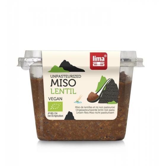 Linzen miso ongepasteuriseerd