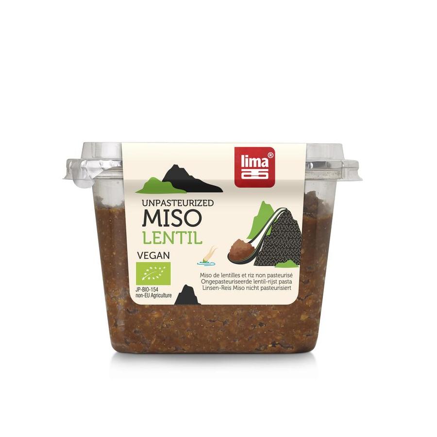 Linzen miso ongepasteuriseerd