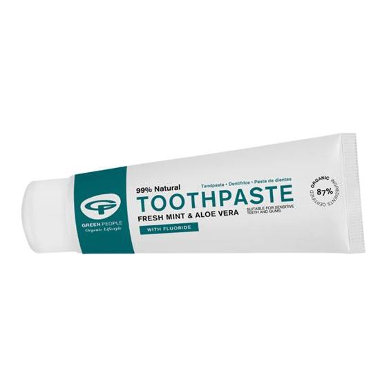 Fresh mint & aloe vera fluoride toothpaste