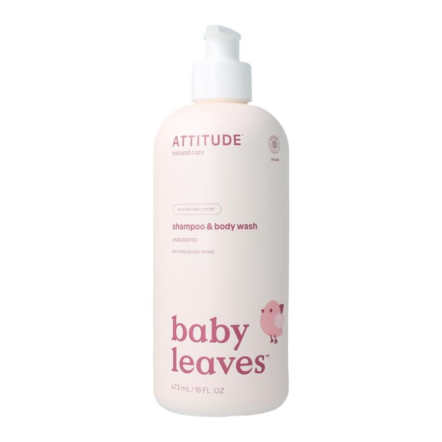 Shampoo 2 in 1 baby leaves parfum vrij