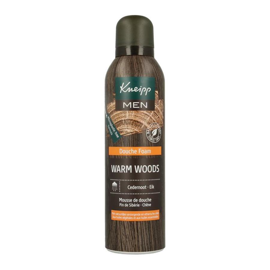 Men warm woods douche foam cedernoot