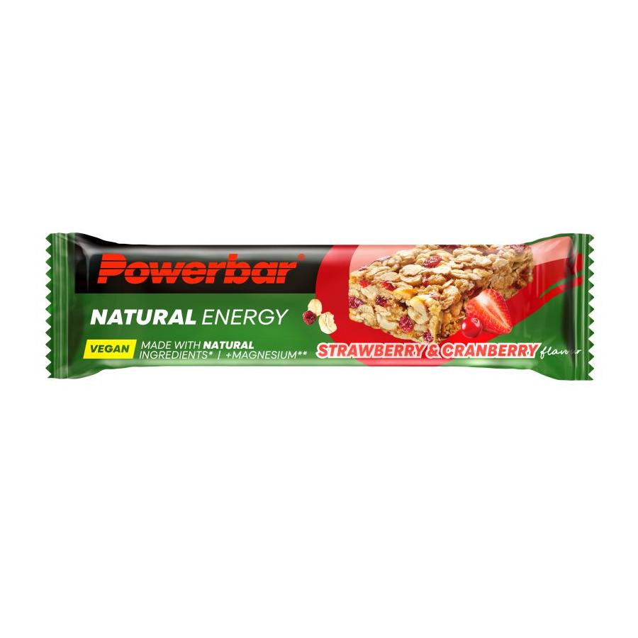 Natural energy bar strawberry cranberry