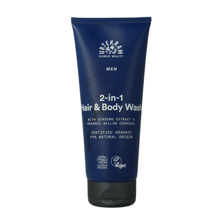 Men haar en body wash