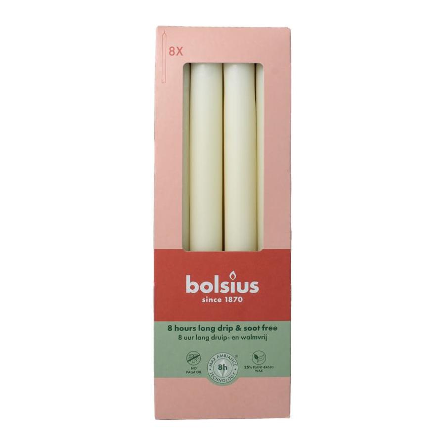 Dinerkaarsen 230/20 soft pearl