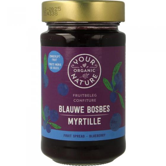 Fruit beleg blauwe bosbes bio