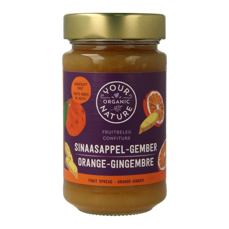 Fruit beleg sinaasappel / gember bio