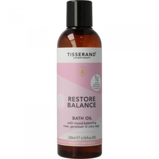 Bath oil restore balance