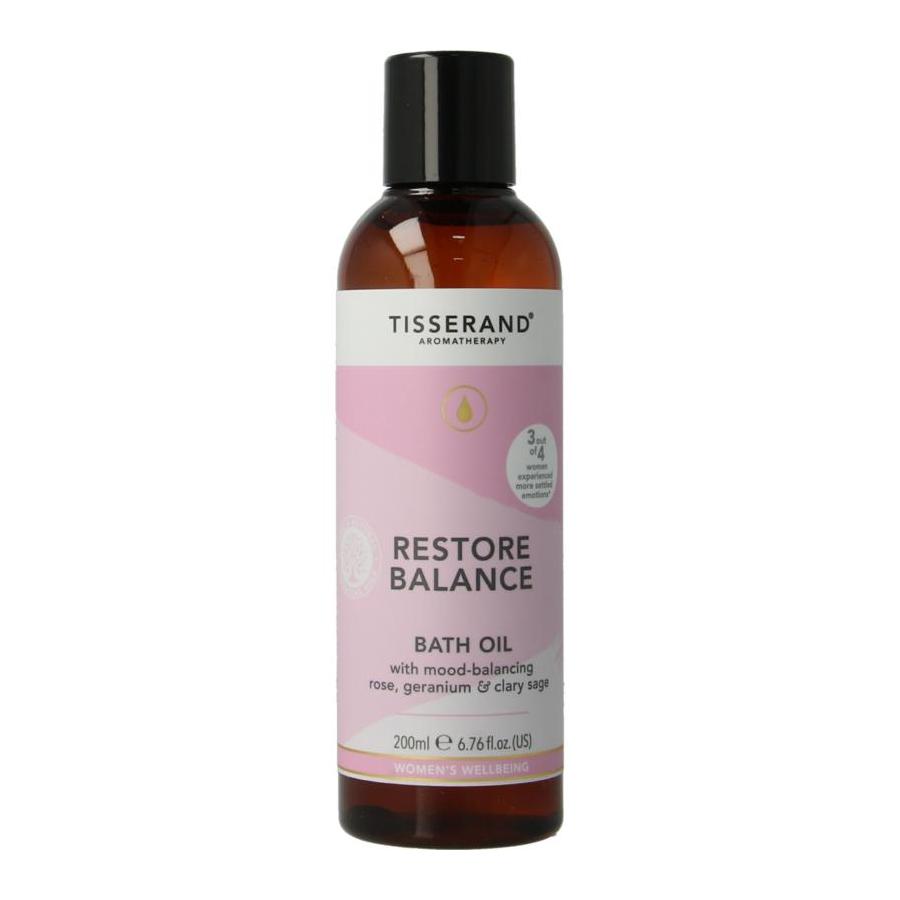 Bath oil restore balance