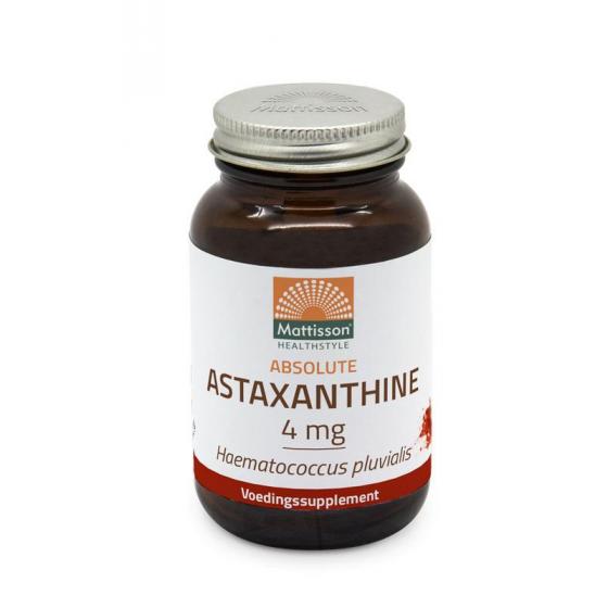 Vegan astaxanthine 4mg