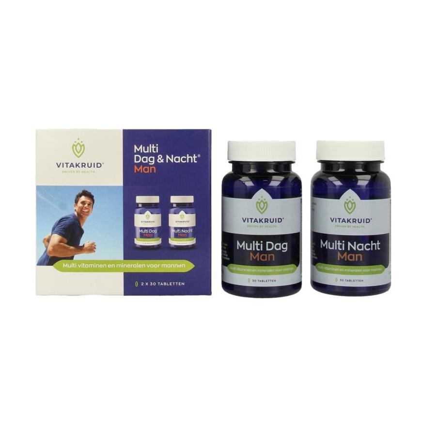 Multi dag & nacht man 2 x 30 tabletten