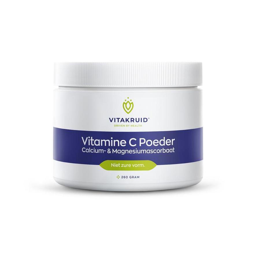 Vitamine C poeder calcium- & magnesiumascorbaat