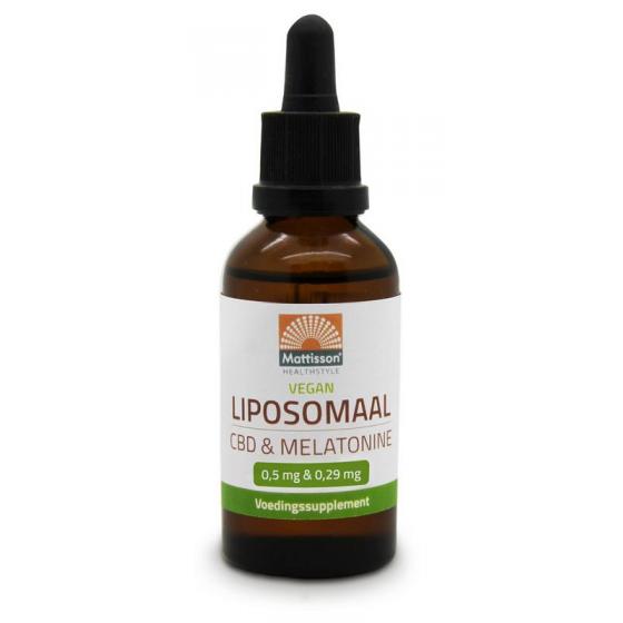 Vegan liposomaal CBD 0,5mg & melatonine 0,29mg