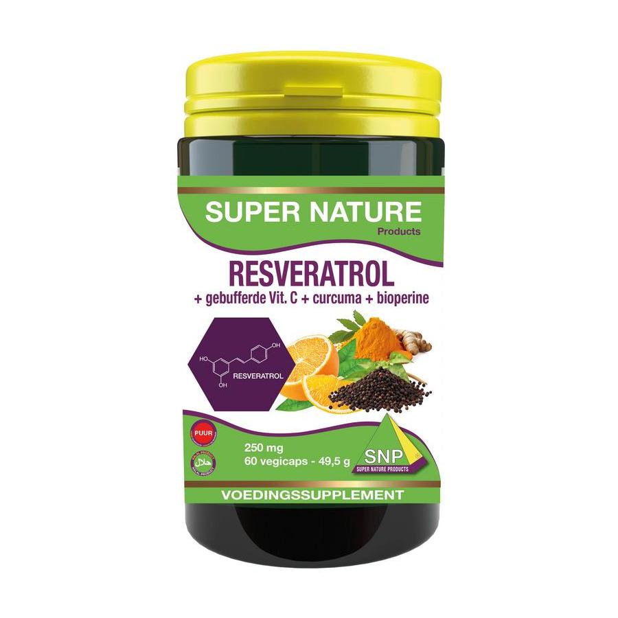 Resveratrol curcuma gebufferd vit C bioperine puur