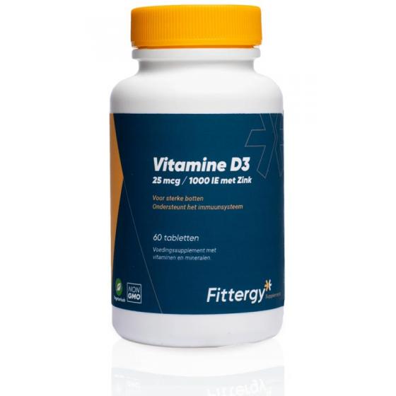 Vitamine D3 25mcg met zink