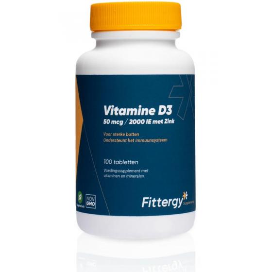 Vitamine D3 50mcg met zink