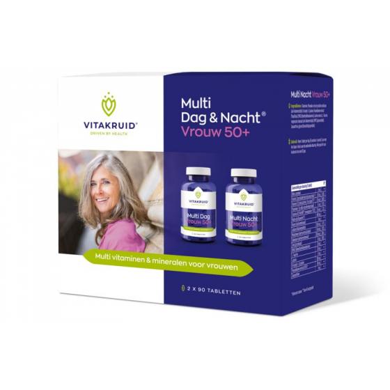 Multi dag & nacht vrouw 50+ 2 x 90 tabletten