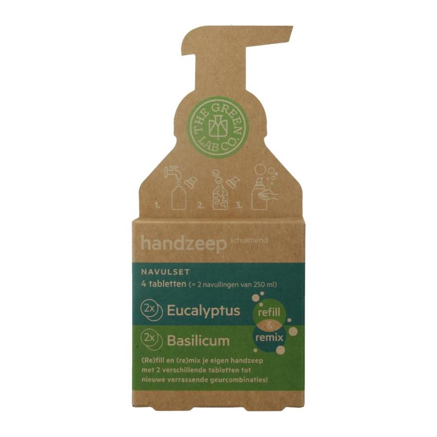 Handzeep navulset eucalyptus & basilicum