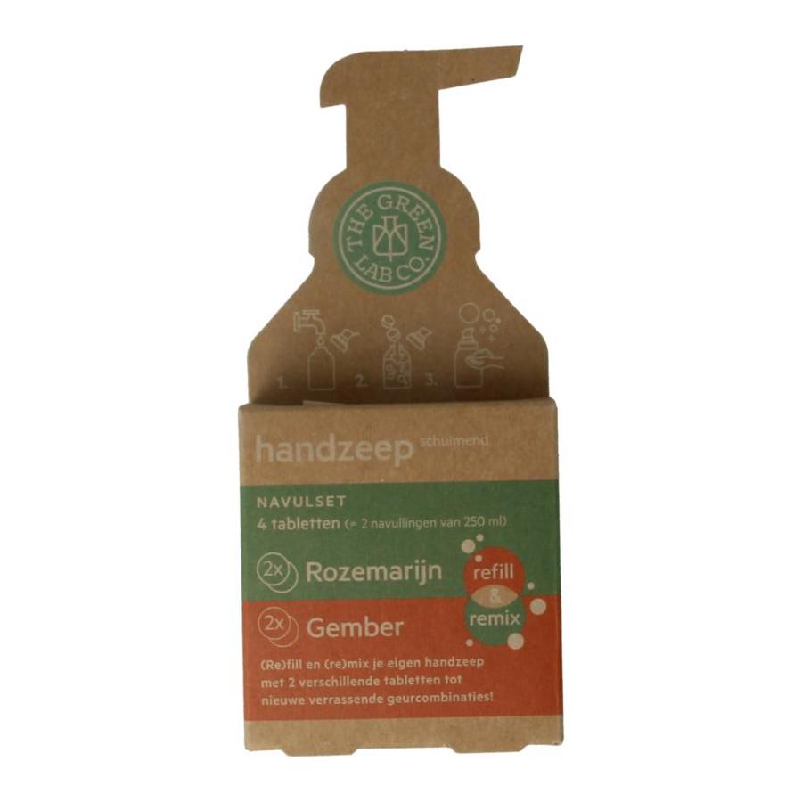 Handzeep navulset rozemarijn & gember