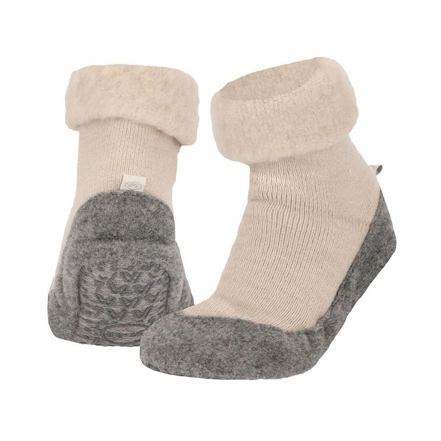Huisslof wol anti-slip beige 41/42 Huisslof wol anti-slip beige 41/42